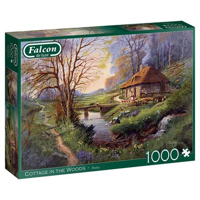 Falcon 11243 Finlay Häuschen im Wald, 1000 Teile Puzzle