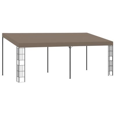 vidaXL Wand-Pavillon 6x3 m Taupe Stoff