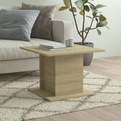 vidaXL Couchtisch Sonoma-Eiche 55,5x55,5x40 cm Holzwerkstoff