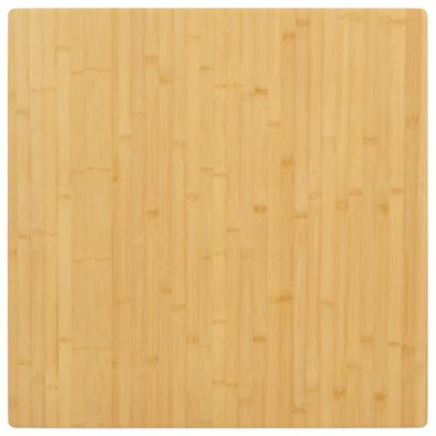 vidaXL Tischplatte 70x70x1,5 cm Bambus