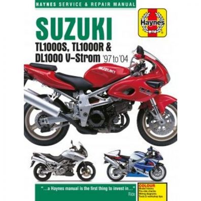 Suzuki TL1000S, TL1000R, DL1000 V Strom (1997-2004) Reparaturanleitung Haynes