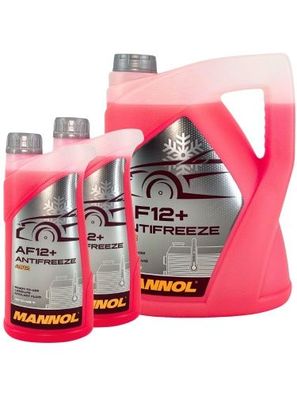 Mannol Antifreeze Kühlerfrostschutz AF12+ (-40 °C) Longlife 5 + 2 Liter