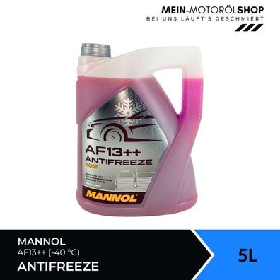 Mannol Antifreeze Kühlerfrostschutz AF13 + + (-40 °C) 5 Liter