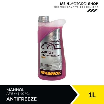 Mannol Antifreeze Kühlerfrostschutz AF13 + + (-40 °C) 1 Liter