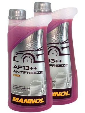 Mannol Antifreeze Kühlerfrostschutz AF13 + + (-40 °C) 2x1 Liter
