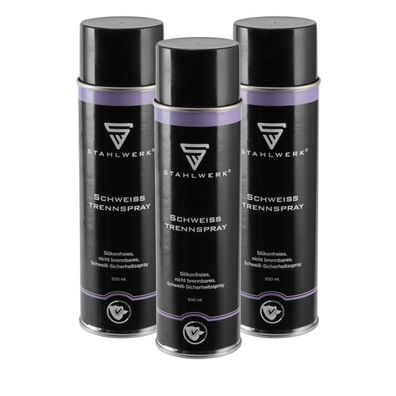 Stahlwerk Schweiß-Trennspray 3er Set multifunktionales Sicherheits-Spray