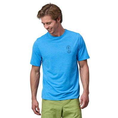 Patagonia Ms Cap Cool Daily Graphic Shirt Lands - Kurzarmshirt