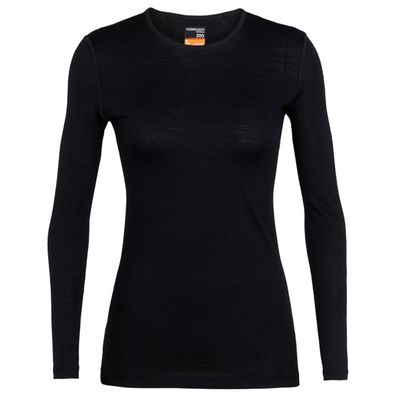 Icebreaker Wmns 200 Oasis Long Sleeve Crewe - Merinowolle Langarm Damen