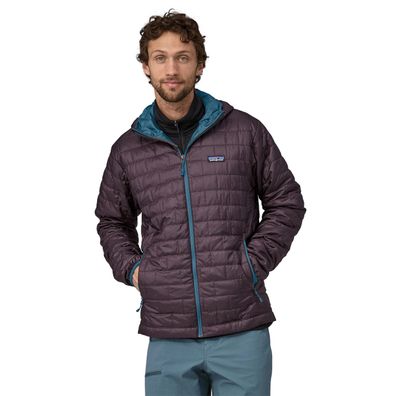 Patagonia Mens Nano Puff Hoody - ultraleichte Thermojacke mit Kapuze