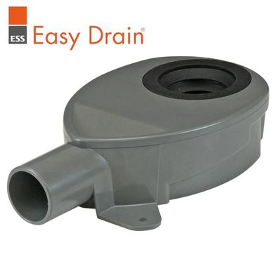 Duschrinnen Siphon, extra flach, zu ESS Easydrain, Höhe 50mm, Sifon für Duschablauf