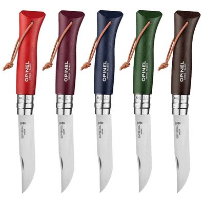 Opinel Nr. 8 Colorama Earth - Inox Klappmesser/Stahl-Messer