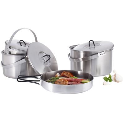 Tatonka Family Cook Set L - Edelstahl Topfset 4 teilig