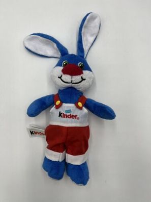 Ferrero Kinderschokolade Kinder Hase Stofftier Harry Hase Blau ca. 35cm