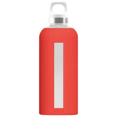 SIGG Star - Glastrinkflasche mit Silikonhülle, 0.5 L / 0.85 L