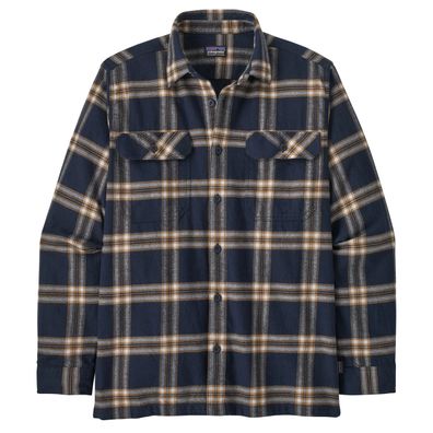 Patagonia Mens LS Organic Cotton Midweight Fjord Flannel Shirt - Langarm