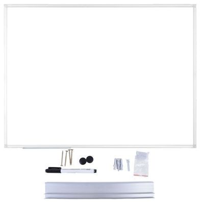 Whiteboard Magnettafel Schreibttafel Präsentationstafel Magnetwand mit Alurahmen