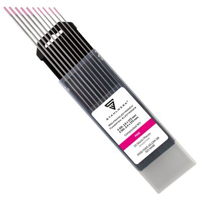 Stahlwerk Wolframelektroden WX Pink 1,6 + 2,4 mm je 5 im praktischen 10er Set