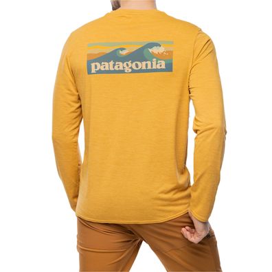 Patagonia Mens Long-Sleeved Capilene Cool Daily Graphic Shirt Waters