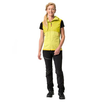 VAUDE Womens Brenva Vest - sportive Hybridweste Damen mit Kapuze - Farbe