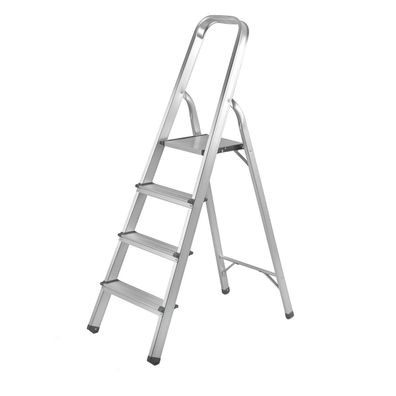 Stahlwerk Stehleiter HL-4 ST 150 kg | 4 Stufen, Standhöhe 78 cm