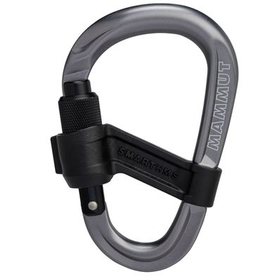 Mammut Smart - HMS Karabiner mit Safety Gate - Farbe: grey