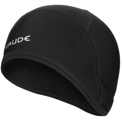 VAUDE Bike Warm Cap - funktionelle Helmmütze - Farbe: black/white Größe: S