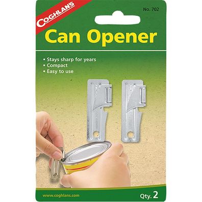 Coghlans Can Opener - kleiner Camping Dosenöffner, 2er Set