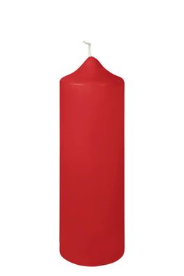 Fink CANDLE Stumpenkerze, ot, etaucht Höhe 25cm, Ø 8cm 123568