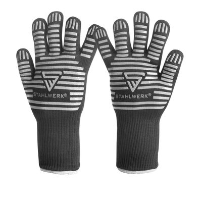Stahlwerk Hitzebeständige Handschuhe bis 800°C EN 407:2004 aus ARAMID-Gewebe