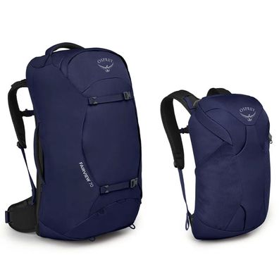 Osprey Fairview 70 - Reiserucksack mit Tagesrucksack, 70 Liter - Farbe: