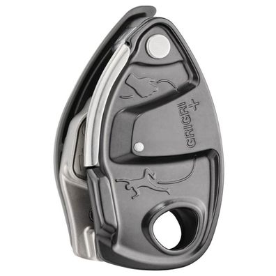 Petzl GRIGRI + - halbautomatisches Sicherungsgerät - Farbe: grau