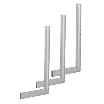 Stahlwerk Aluminium-Anschlagwinkel 3er Set 400 mm Schlosserwinkel | Flachwinkel