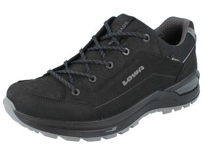 LOWA Renegade EVO GTX Herren Wandschuhe Wanderschuhe Trekkingschuhe schwarz grau