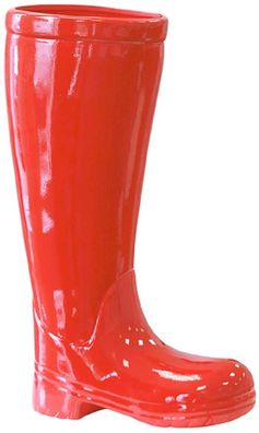 Casablanca Schirmständer Stiefel Ker. rot H.45cm Höhe: 45 cm Breite: 26 cm Tiefe