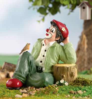 Gilde Clown, "Eine kleine Auszeit", Vogelmotiv, Kunstharz, mehrfarbig, VE 1, L