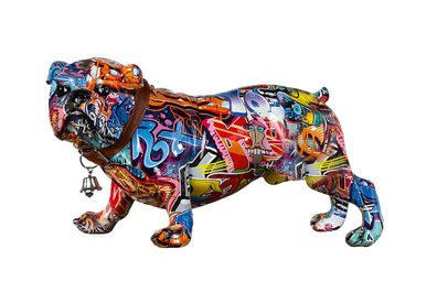 Gilde Grafiti Hund H: 18 cm B: 38 cm T: 21cm 36739