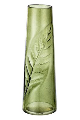 Gilde Glas konische Vase "Blatt" VE 2 50437