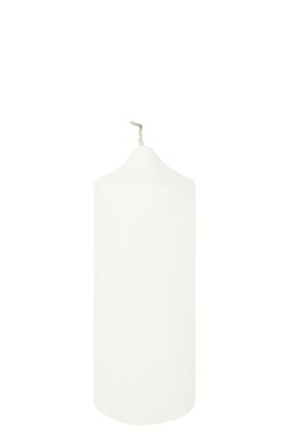 Fink CANDLE Stumpenkerze, eiß, etaucht Höhe 20cm, Ø 8cm 123506