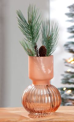 Gilde Vase "Amerina" Glas rosa 40629