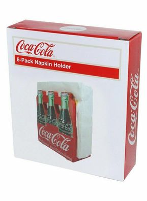 Coca-Cola Six Pack Serviettenhalter - 6 Pack Coke cool + krass - Holz