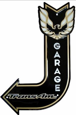 US Schild Street Sign Pontiac Trans Am Garage Firebird - 29 x 44 cm cool !