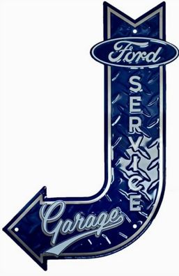 US Schild Street Sign Ford Service Garage Pony - 29 x 44 cm cool ! V8 Big Block