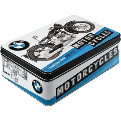 BMW Motorcycles Timeline - Blechdose 23x16x7cm R50 R75 Boxer