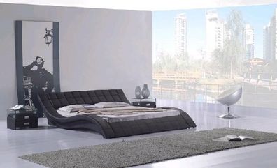 Ehebett Polsterbett Doppelbett Designer Bett Schlafzimmer Lederbett Neu Betten
