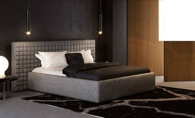 Design Bett Doppel Bettfunktion Hotel Textil Schlafzimmer Betten Rahmen Hotel