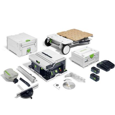 Festool Akku Tischkreissäge + Energie-Set + Untergestell CSC SYS 50 EBI-Set 577379