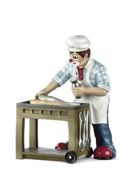 Gilde Clown "Grillprofi" L= 8 cm B= 11 cm H= 15 cm 35408