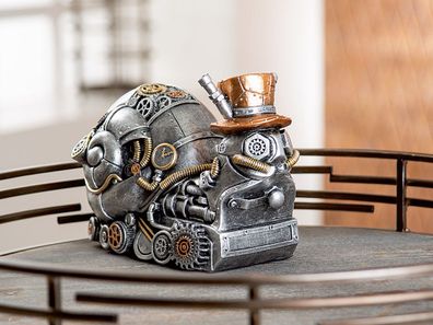 Gilde Poly Skulptur "Steampunk Snail" VE 2 37692