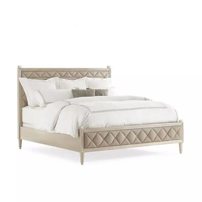 Bett Polster Design Luxus 180x200 Doppel Hotel Betten Schlaf Zimmer Leder Textil