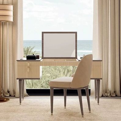 Schminktisch mit Spiegel Luxus Konsole Kommode Schlafzimmer Neu Schminktisch